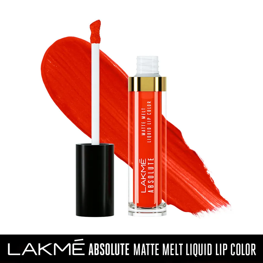 Lakme Absolute Matte Melt Liquid Lip Color - Tangerine Pout