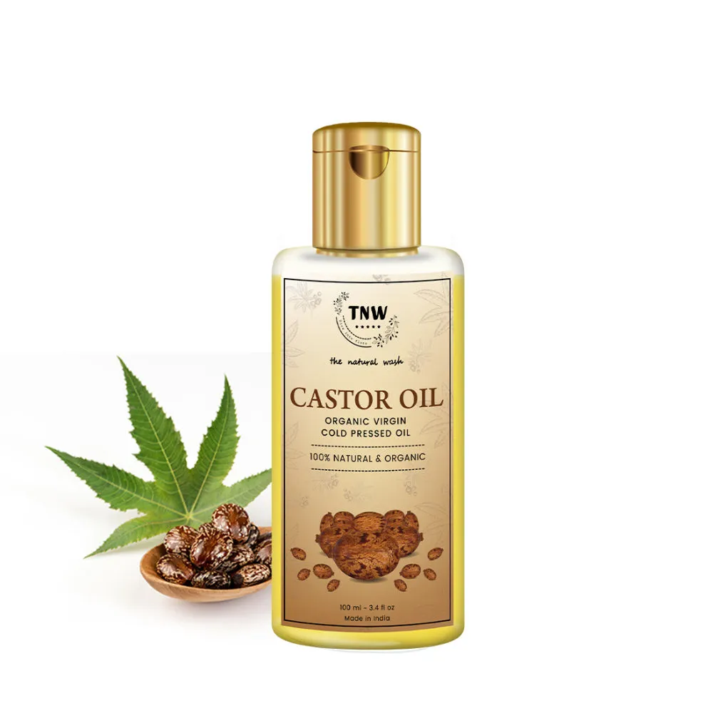 TNW The Natural Wash Pure Castor Oil for Healthy Hair Skin & Nail Growth Virgin Cold Pressed Oil