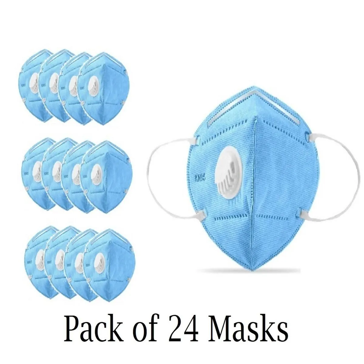 OOMPH KN95 Anti-Polution Mask with Respirator Valve Pack of 24