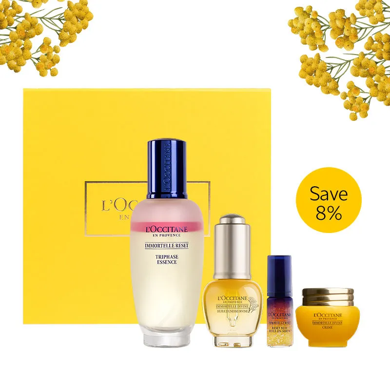 L'Occitane Immortelle Powerful Skincare Gift Set