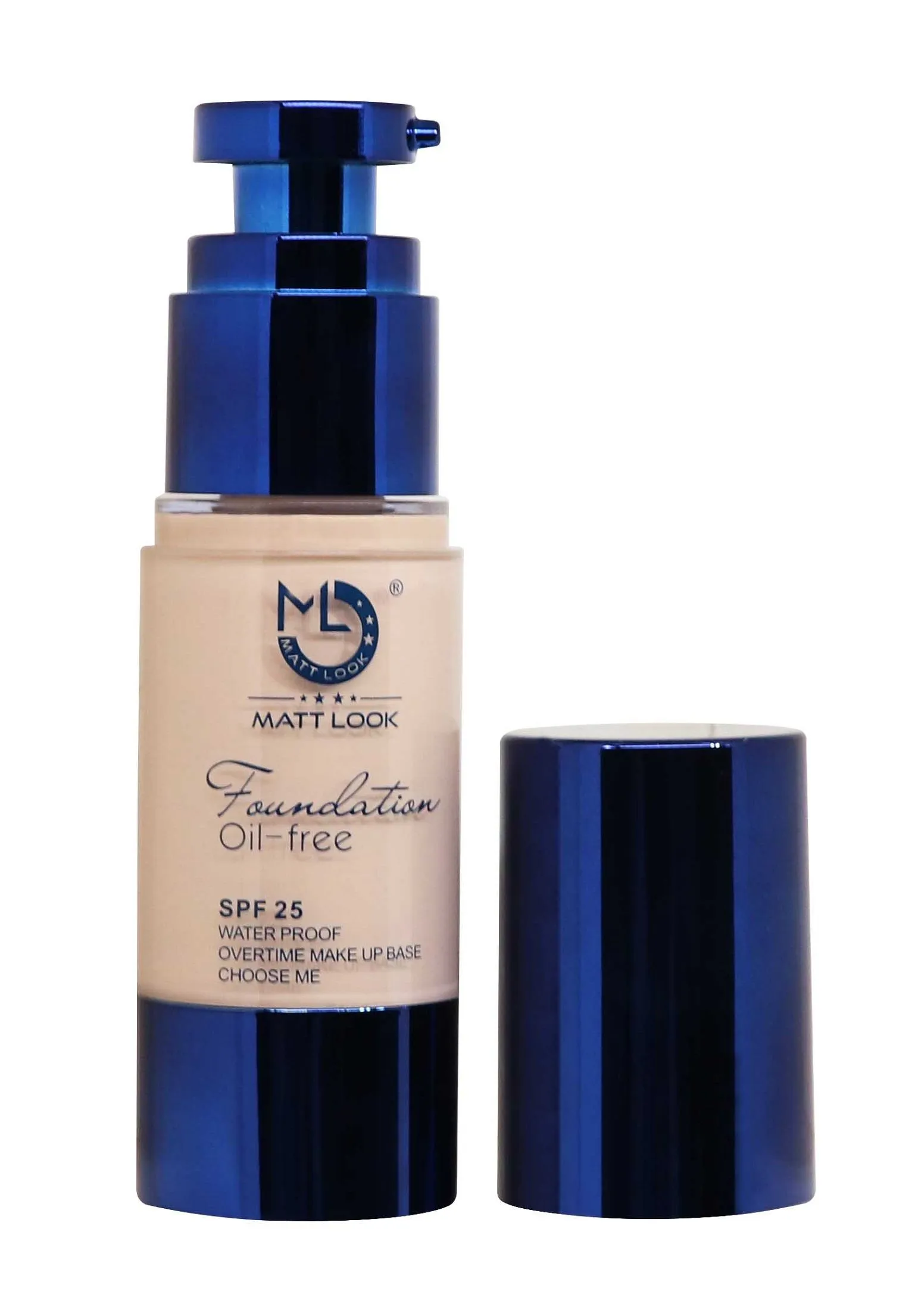 Matt look Oil-Free & Waterproof SPF25 Foundation - Shade 102