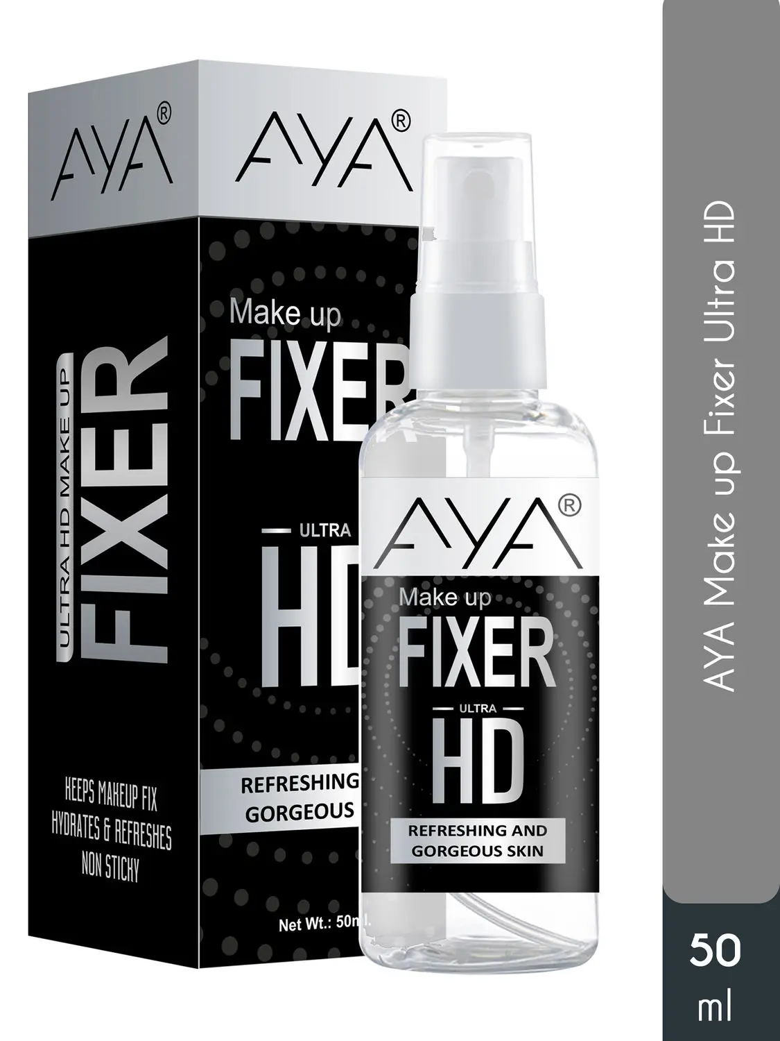 AYA Ultra HD Makeup Fixer, 50 ml