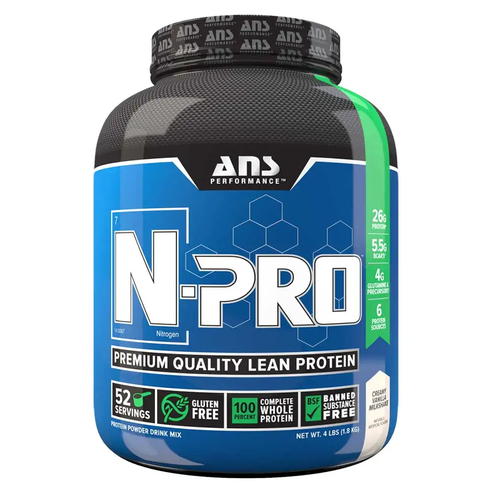 ANS Performance N PRO Premium Qulaity Lean Protein,  4 lb  Creamy Vanilla