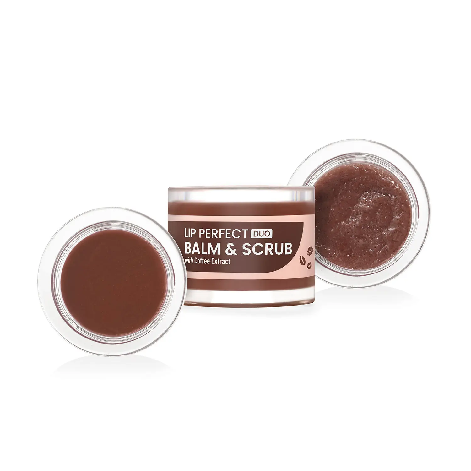 Swiss Beauty Lip Perfect Duo Balm & Scrub with Coffee Extract for Pigmented Lips | Moisturises Dry & Chapped Lips | Soft & Smooth Lips | For Men & Women 7 Gm Gram