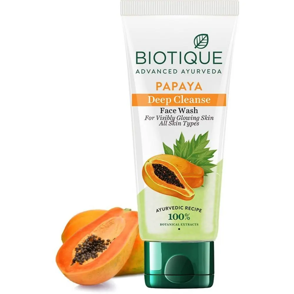 Biotique Papaya Deep Cleanse Face Wash 100Ml