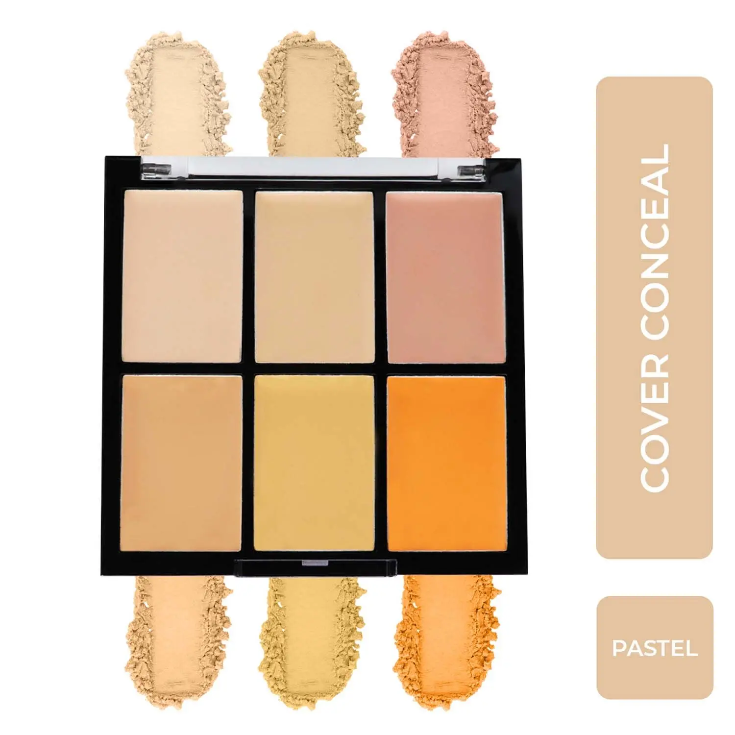 Half N Half Cover Concealer Skin Beauty, Multicolour Palette, Pastel (9.6gm)