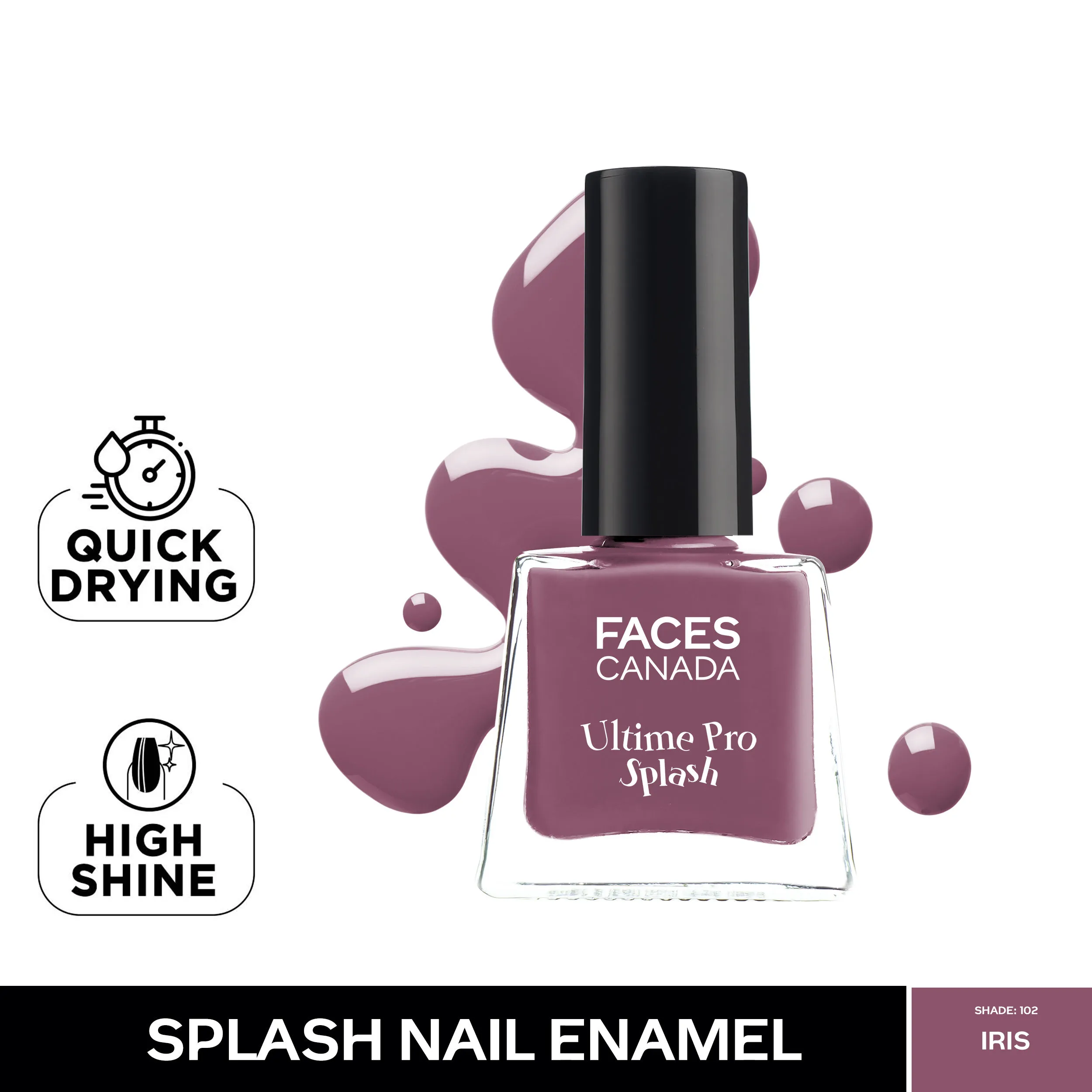 Faces Canada Ultime Pro Splash Nail Enamel - Iris 102