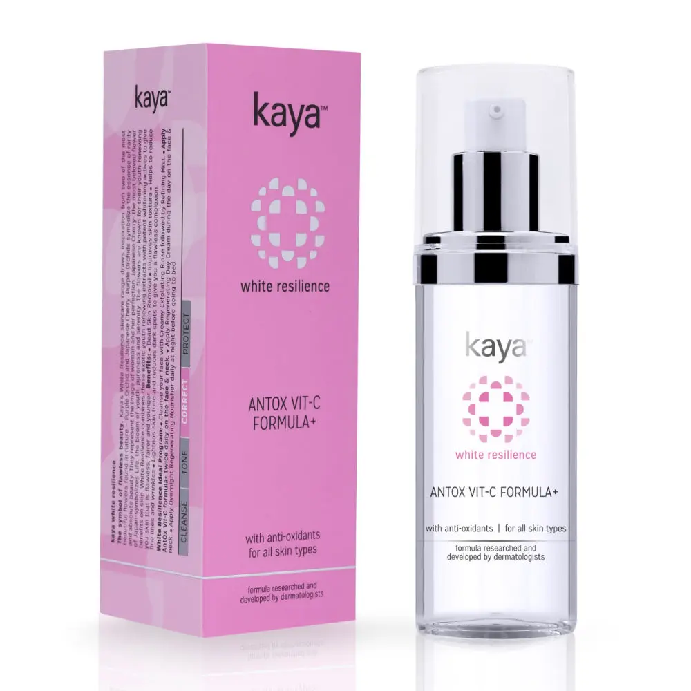 Kaya Antox Vit-C Formula Vitamin C Face Serum With Anti-oxidants for Brighter skin Reduce Pigmentation & Fine Lines All skin types 30ml