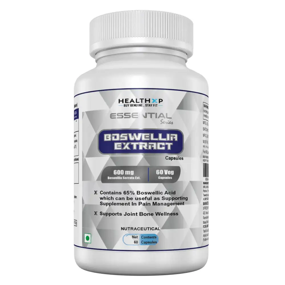 HealthXP Essential Series Boswellia Extract 600mg,  60 capsules