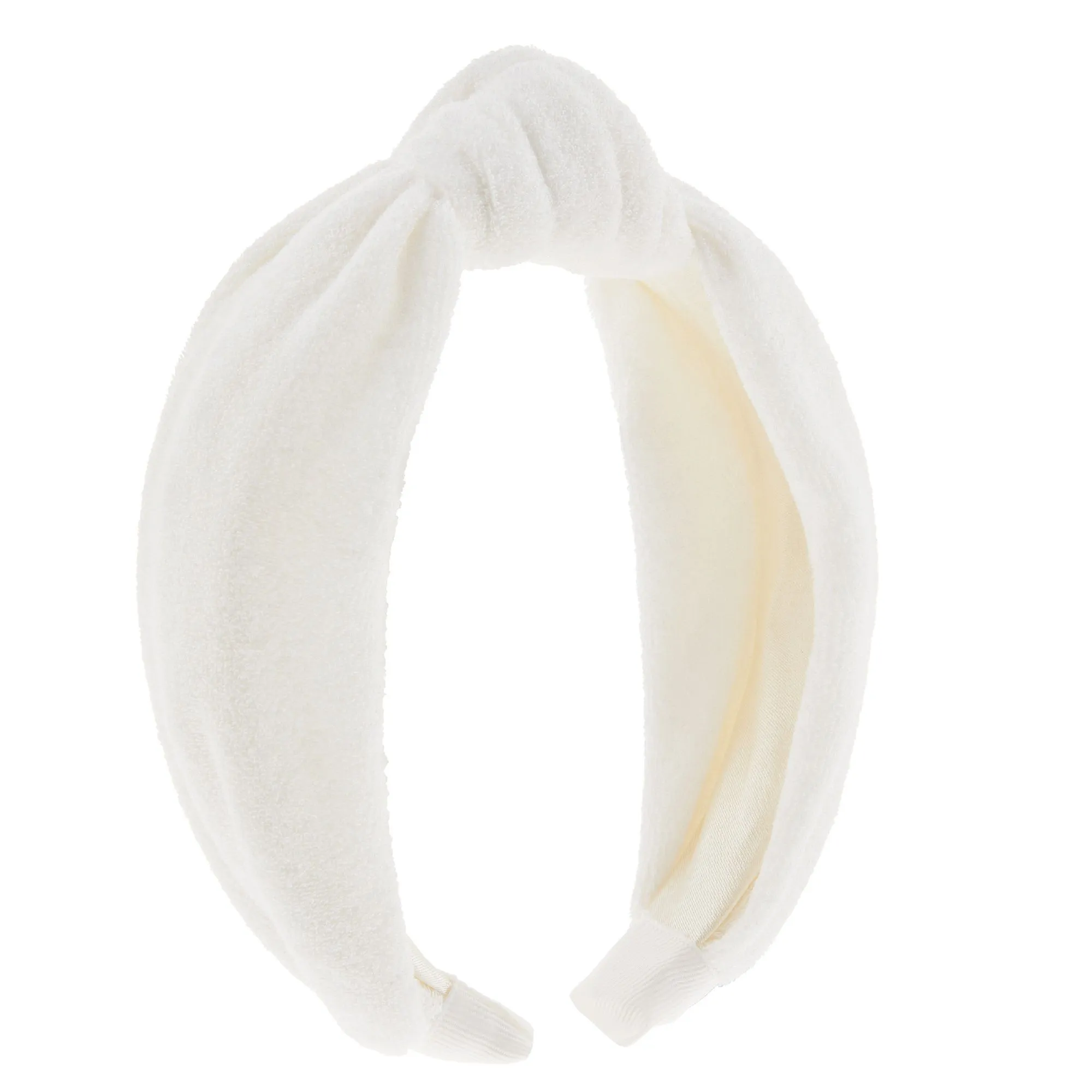 Accessorize London Wide Knot Towelling Headband