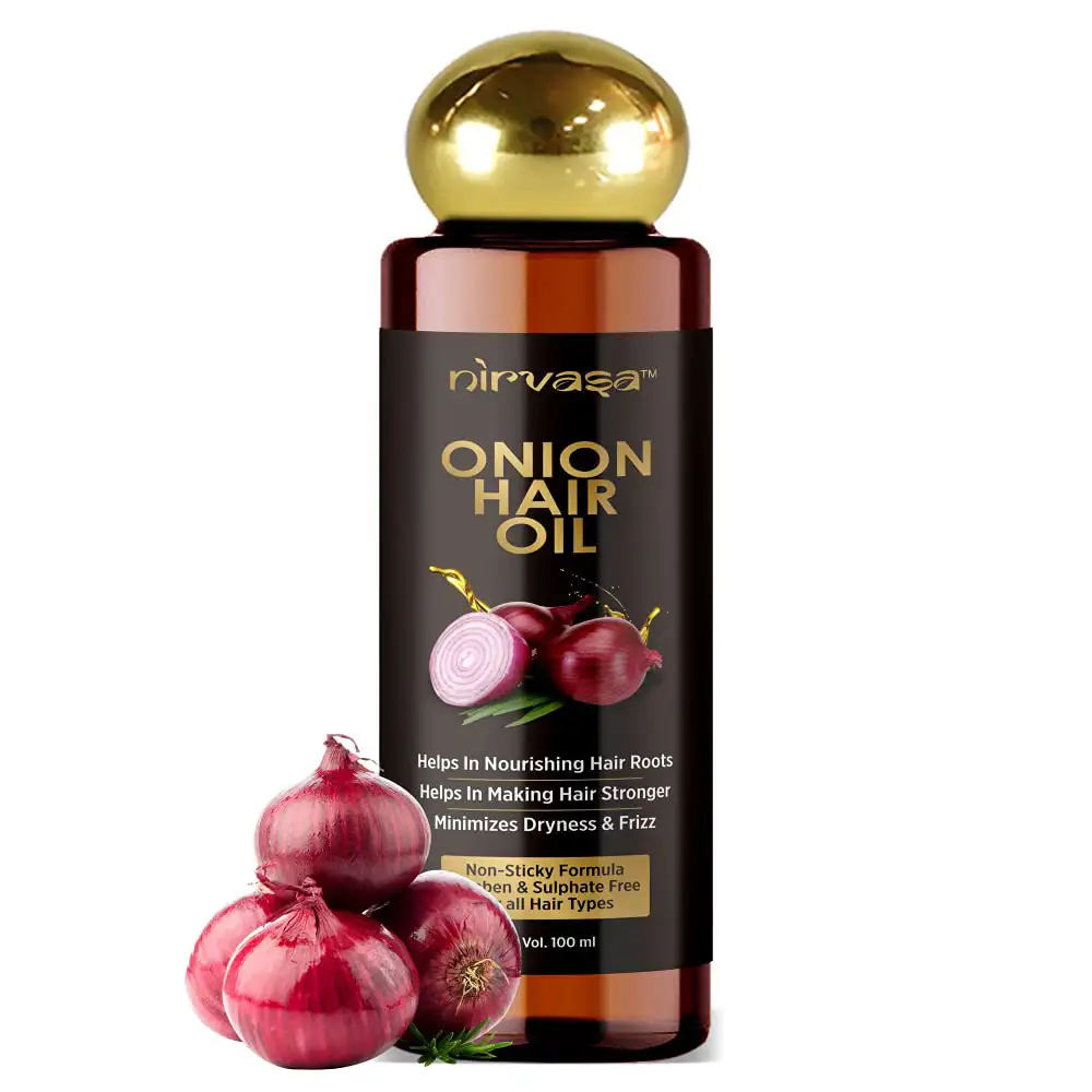 Nirvasa Onion Hair Oil,  100 ml  for All Hair Types