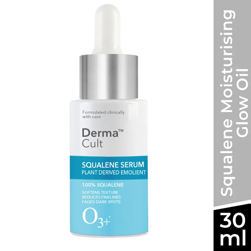 O3+ Derma Cult 100% Squalene Facial Oil To Moisturise, Nourish And Reduce Finelines