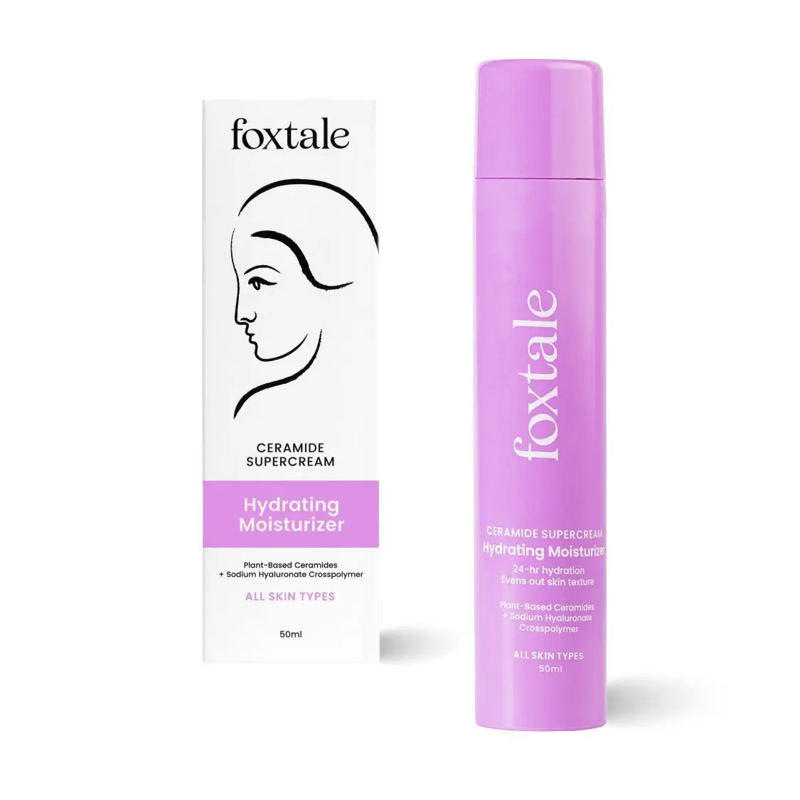 FoxTale Ceramide Moisturizer for Face - 50ml