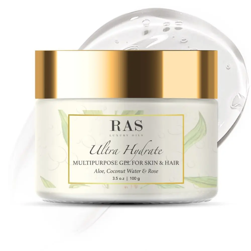 RAS Luxury Oils Ultra Hydrate Multi-Purpose Gel for Skin and Hair (100 gm)