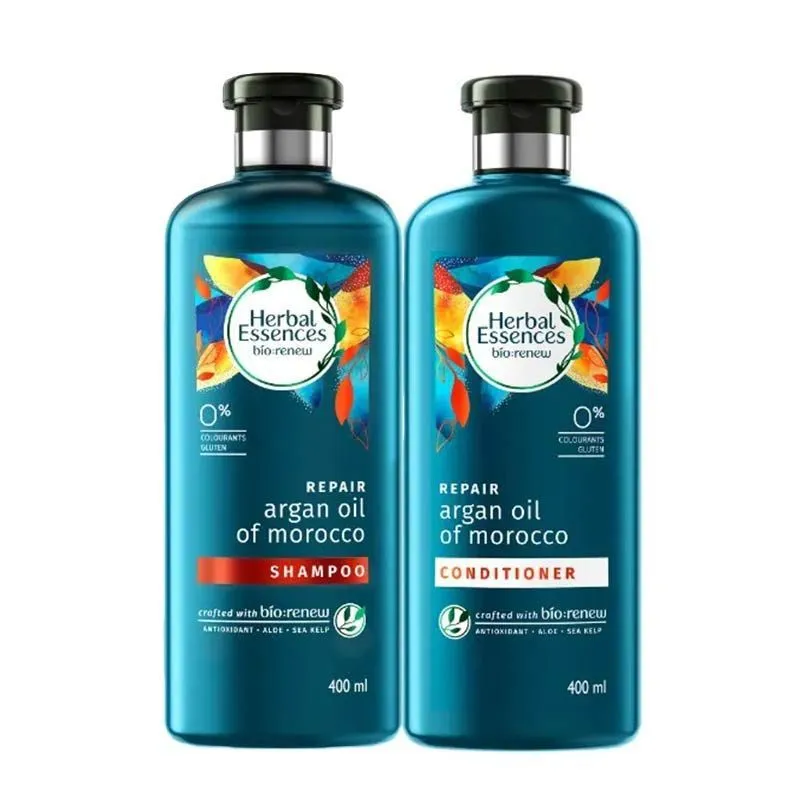 Herbal Essences Argan Oil Shampoo & Conditioner For Frizz - No Parabens, No Colourants