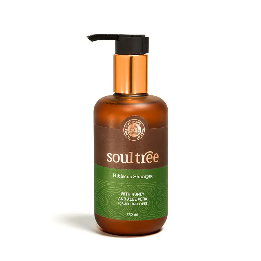 SoulTree Hibiscus Shampoo with Honey and Aloe Vera