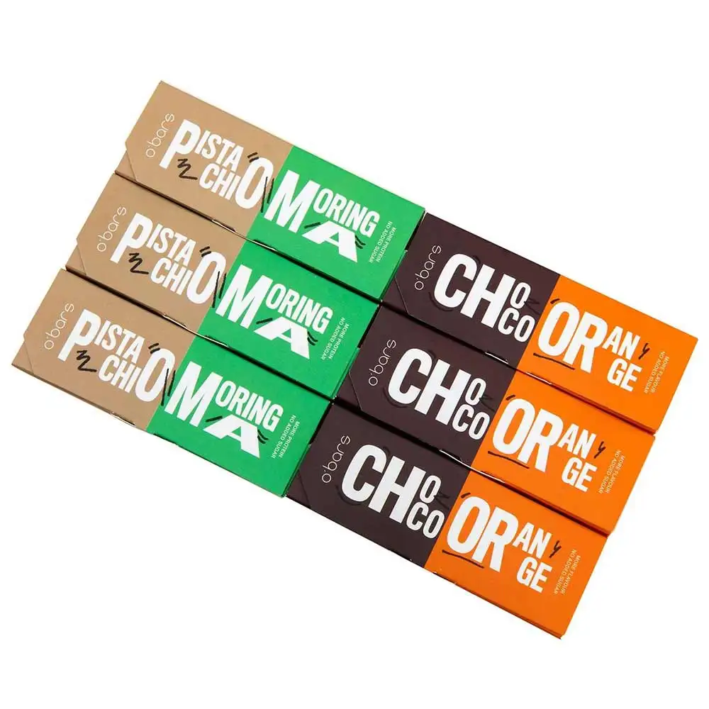 O'Greens Energy Bars,  6 bar(s)  Pistachio Moringa & Choco Orange