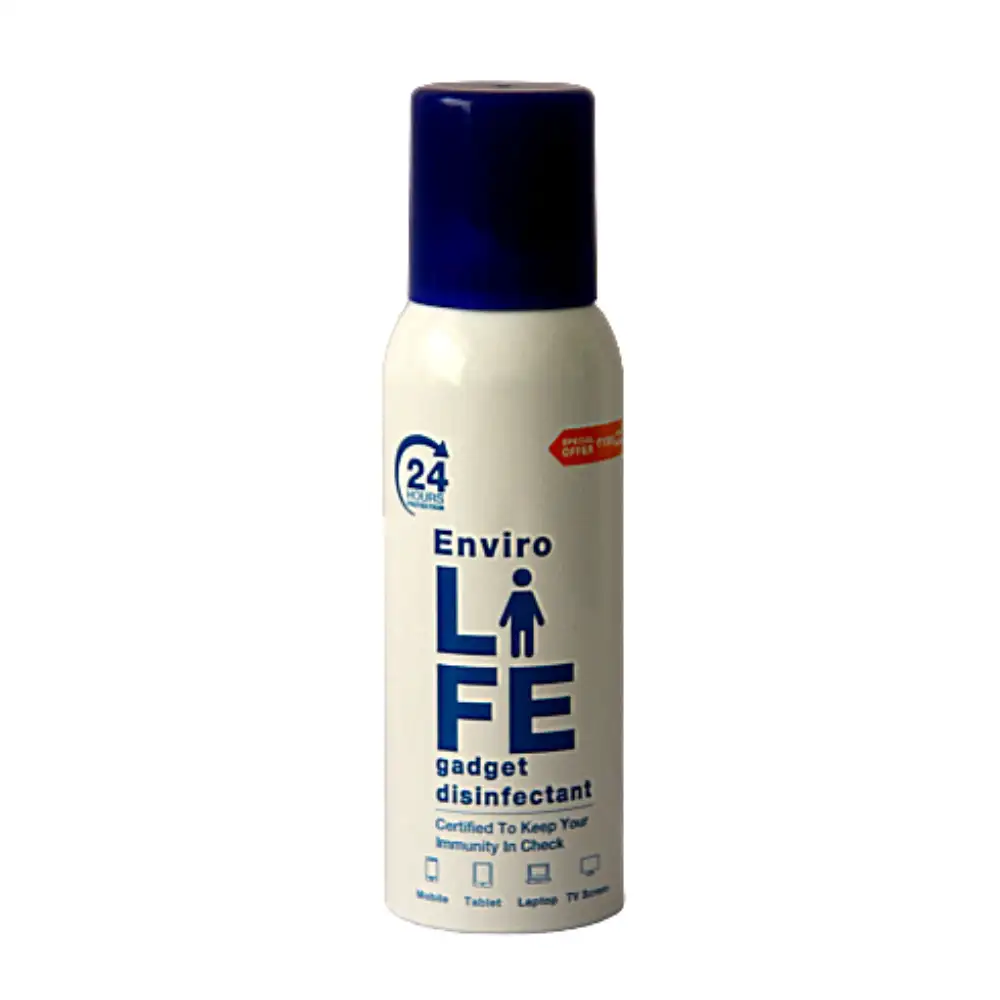 Envirolife Gadget Disinfectant Alcohol Based Sanitizer Spray,  Fragrance Free  100 ml  Kills 99.9% Germs