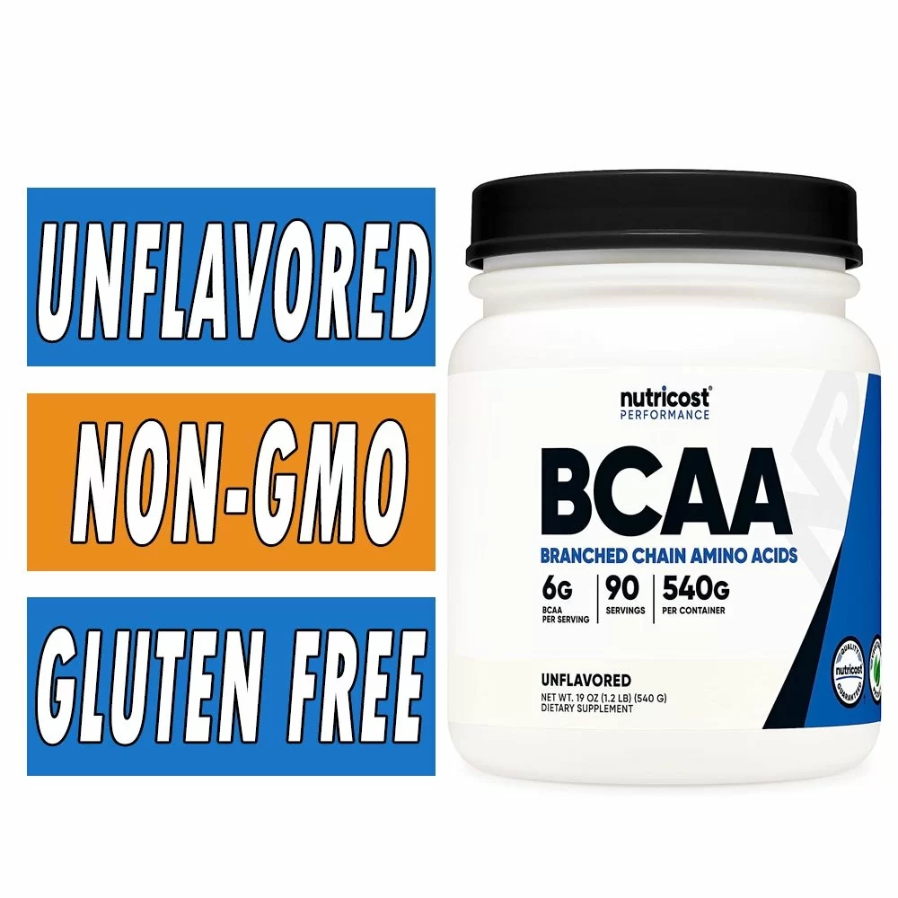 Nutricost BCAA - Unflavored - 90 Servings