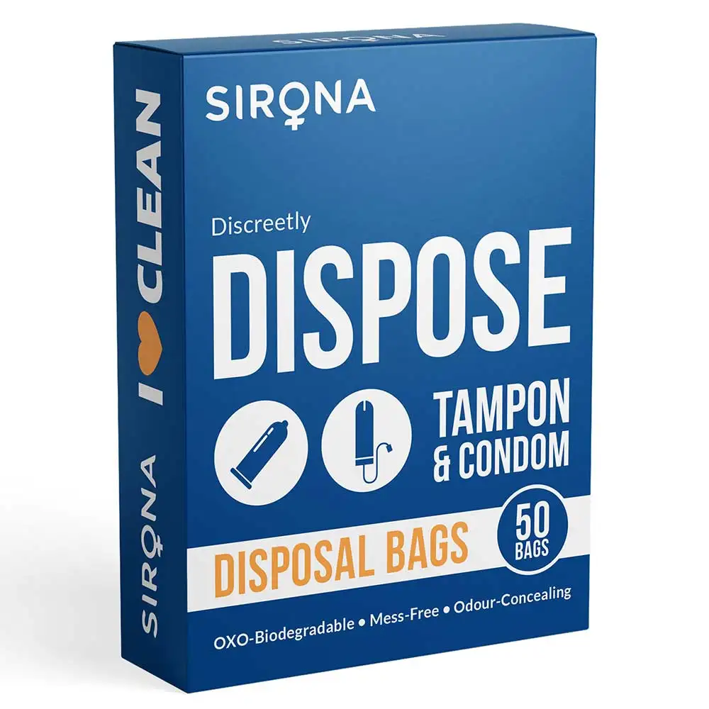 Sirona Discreetly Disposal Bags,  50 Piece(s)/Pack  Dispose Tampon & Condom