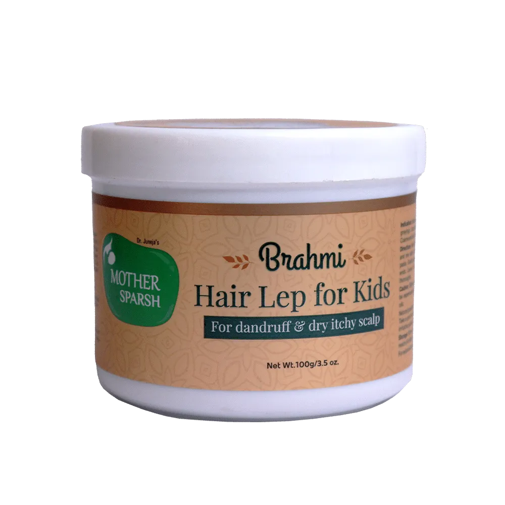 Mother Sparsh Brahmi Anti Dandruff Hair Lep Powder For Kids to Relieve Dry & Itchy Scalp