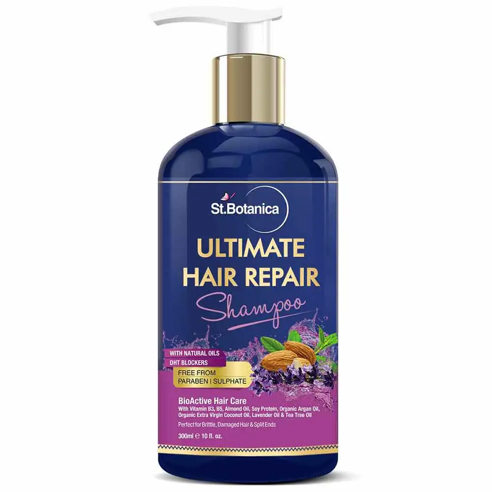 St.Botanica Ultimate Hair Repair Shampoo,  300 ml  No Sulphate, No Parabens, No Silicon