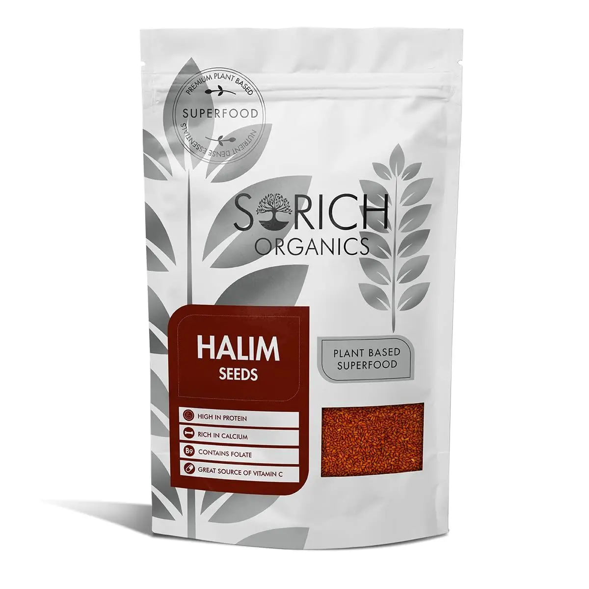 Sorich Organics Halim Seeds - 200 Gm - Garden Cress Seeds / Aliv Seeds - Immunity Booster Superfood