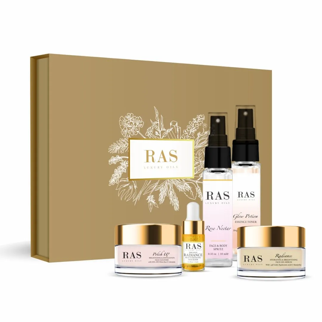 RAS Luxury Oils 5-Step Skin Brightening Minis Set