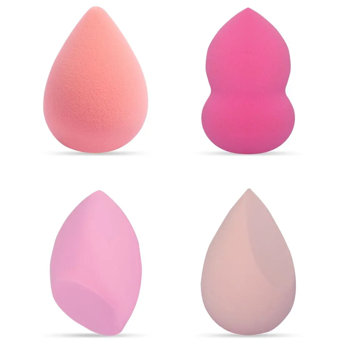 GUBB Beauty Blender Makeup Sponge Set of 4 - Assorted