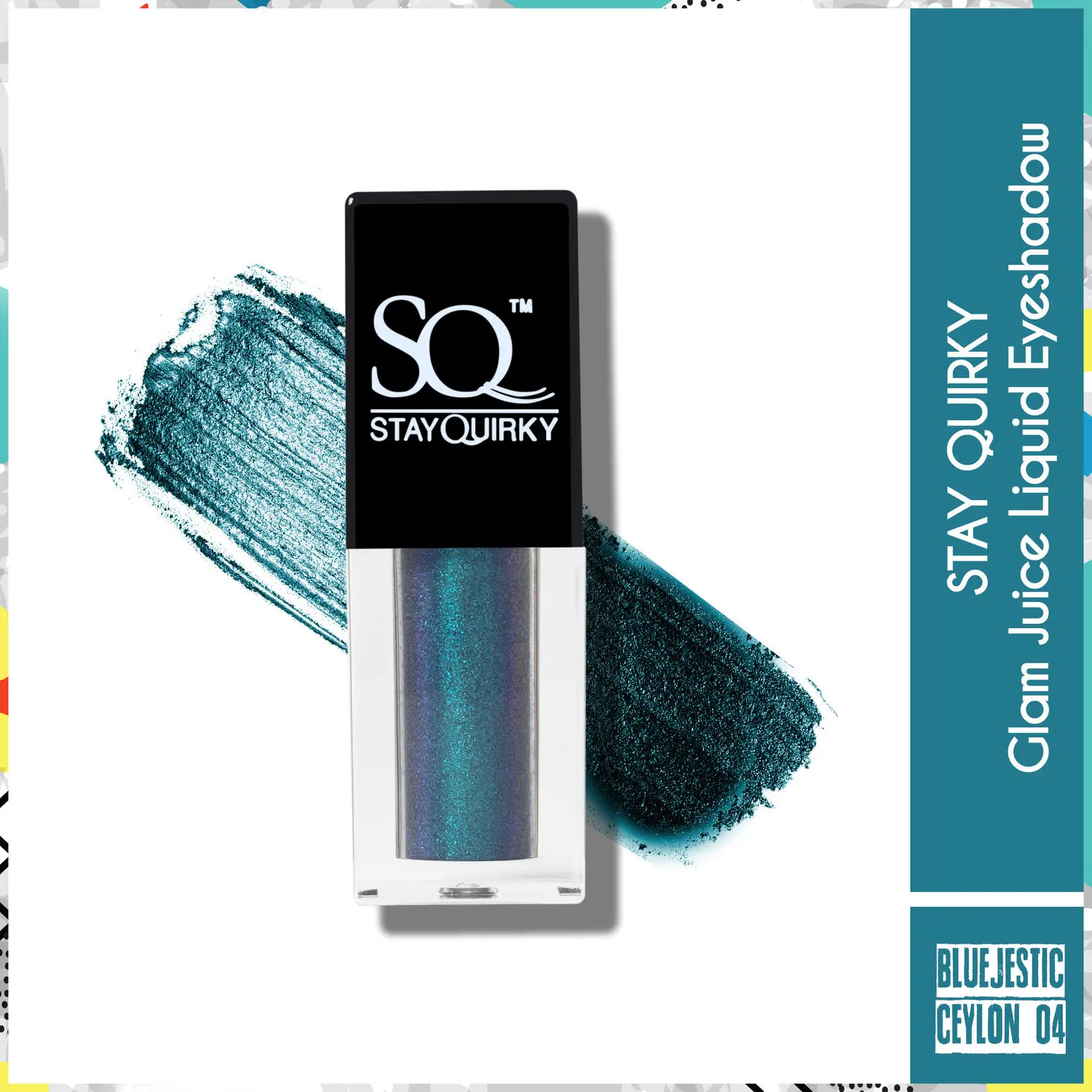 Stay Quirky Glam Juice Liquid Eyeshadow - Blujestic Ceylon 04 (2.6 ml)