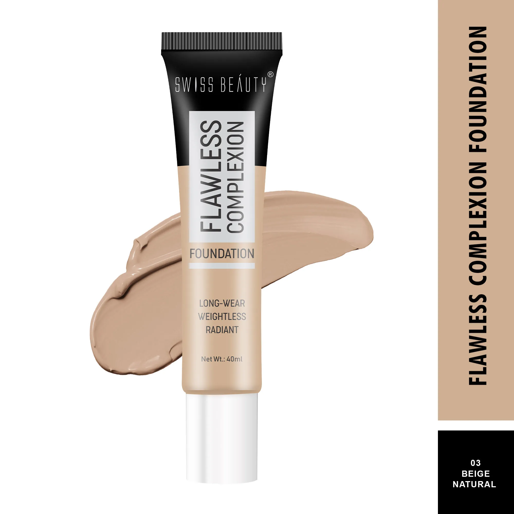 Swiss Beauty Flawless Complexion Foundation - Beige Natural