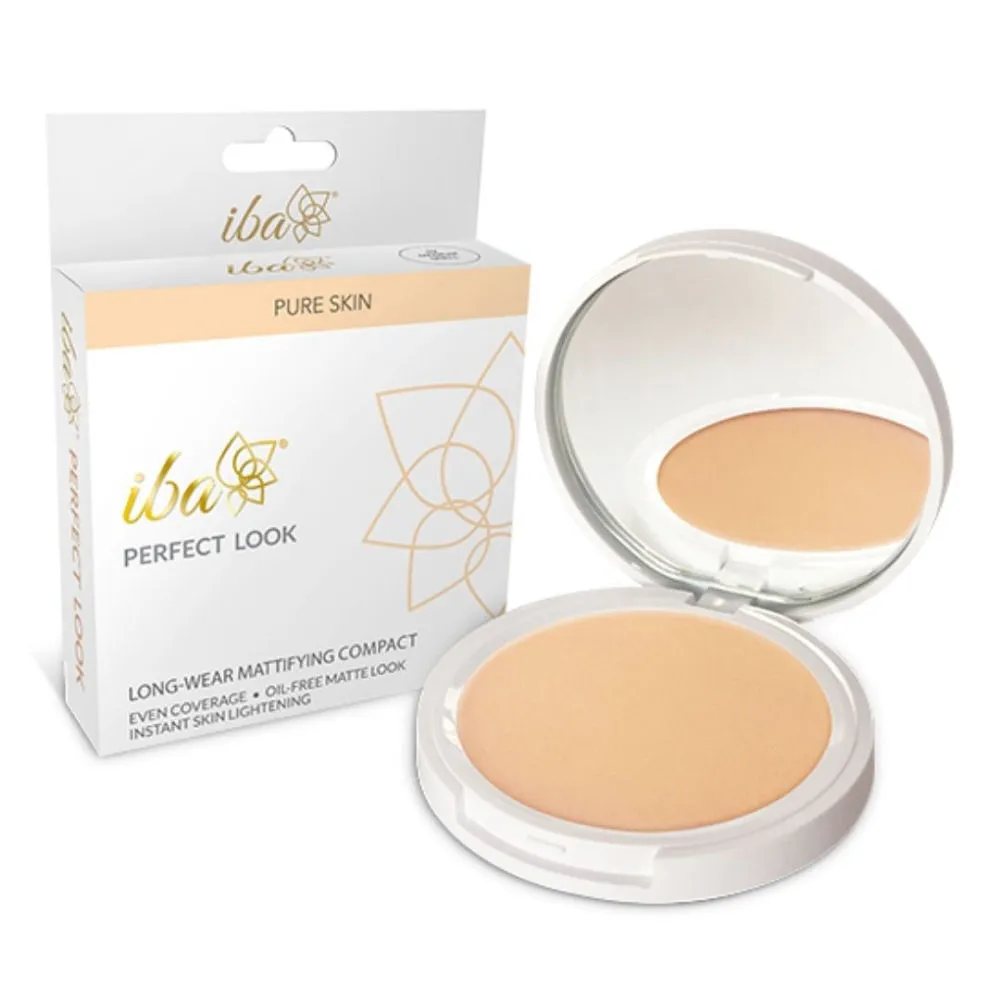 Iba Perfect Look Long-Wear Mattifying Compact SPF 15 - 02 Medium Shell