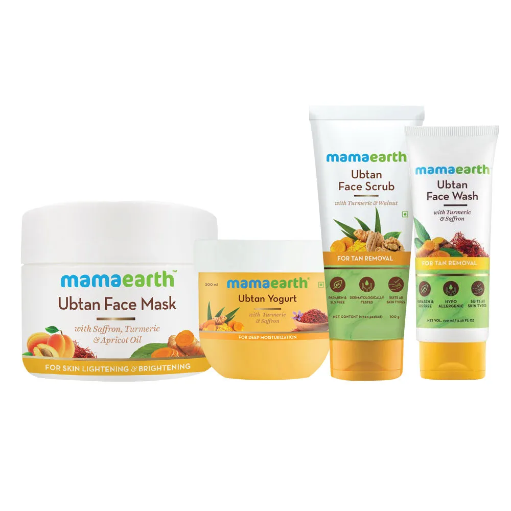 Mamaearth Ubtan De-Tan Kit With Yogurt