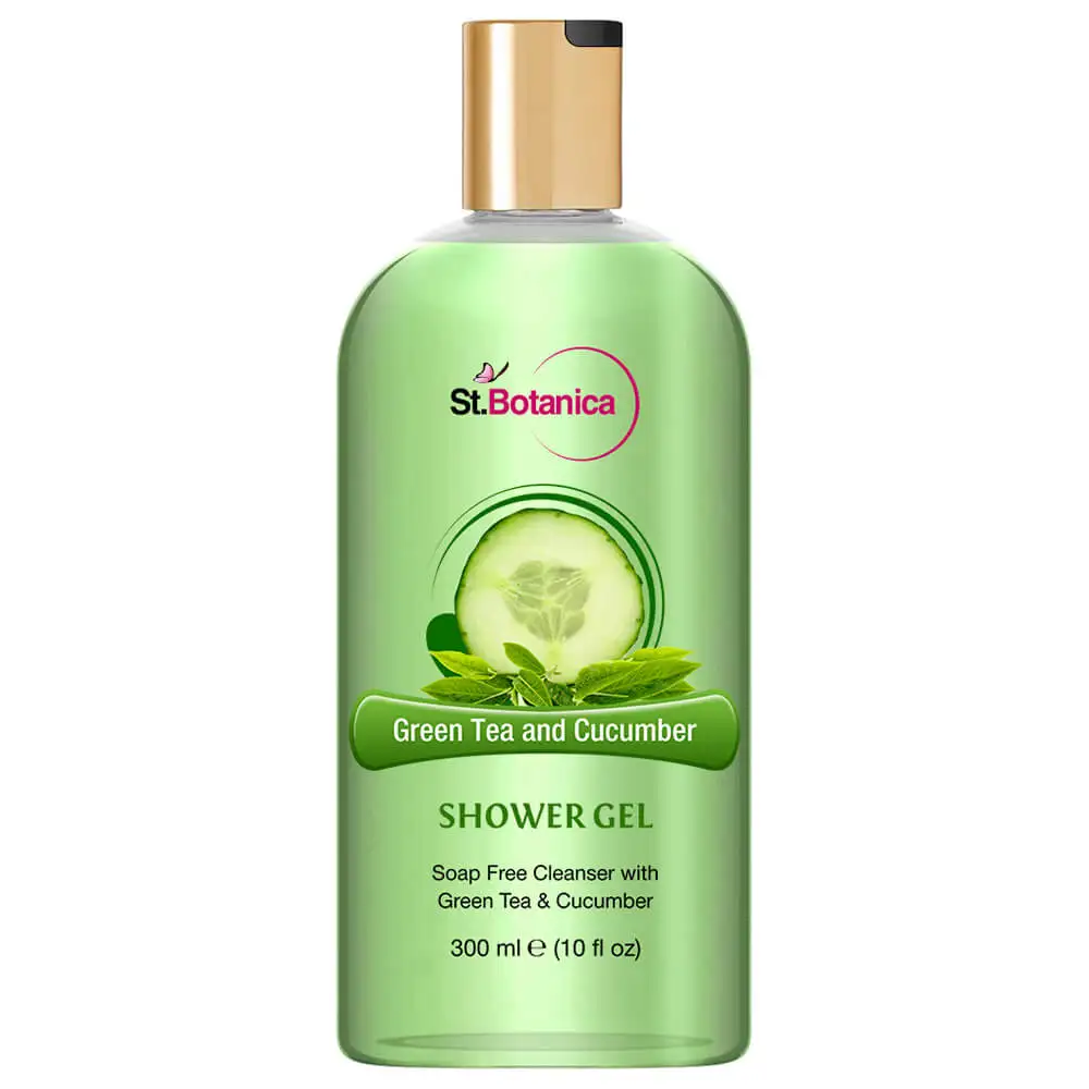 St.Botanica Luxury Shower Gel,  300 ml  Green Tea & Cucumber