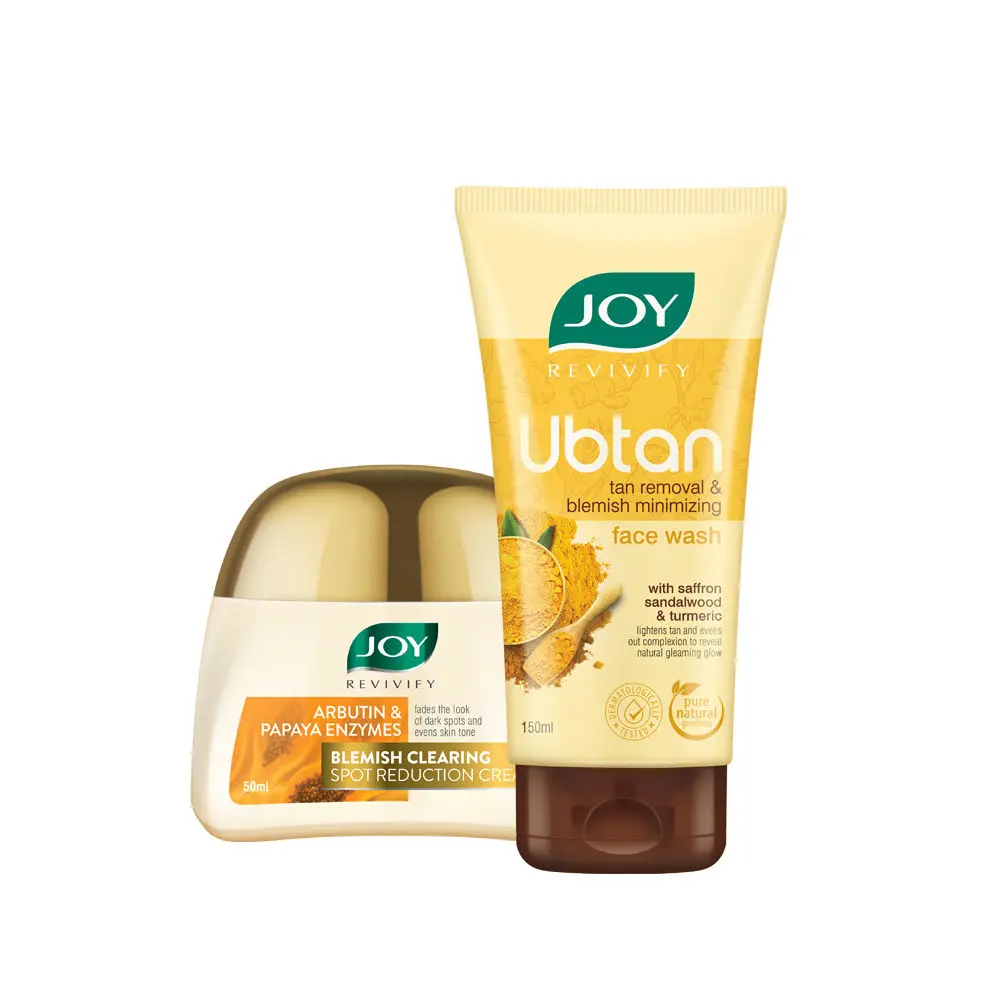 Joy Revivify Ubtan Face Wash 150ml & Ubtan Face Mask 250g (Combo Pack)