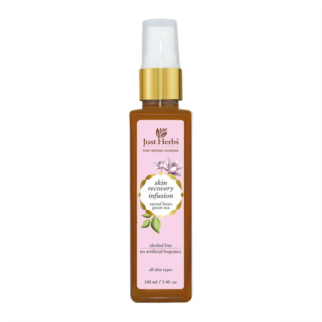 Just Herbs Sacred Lotus - Green Tea Skin Recovery Toner ( all skin types) (100 ml)