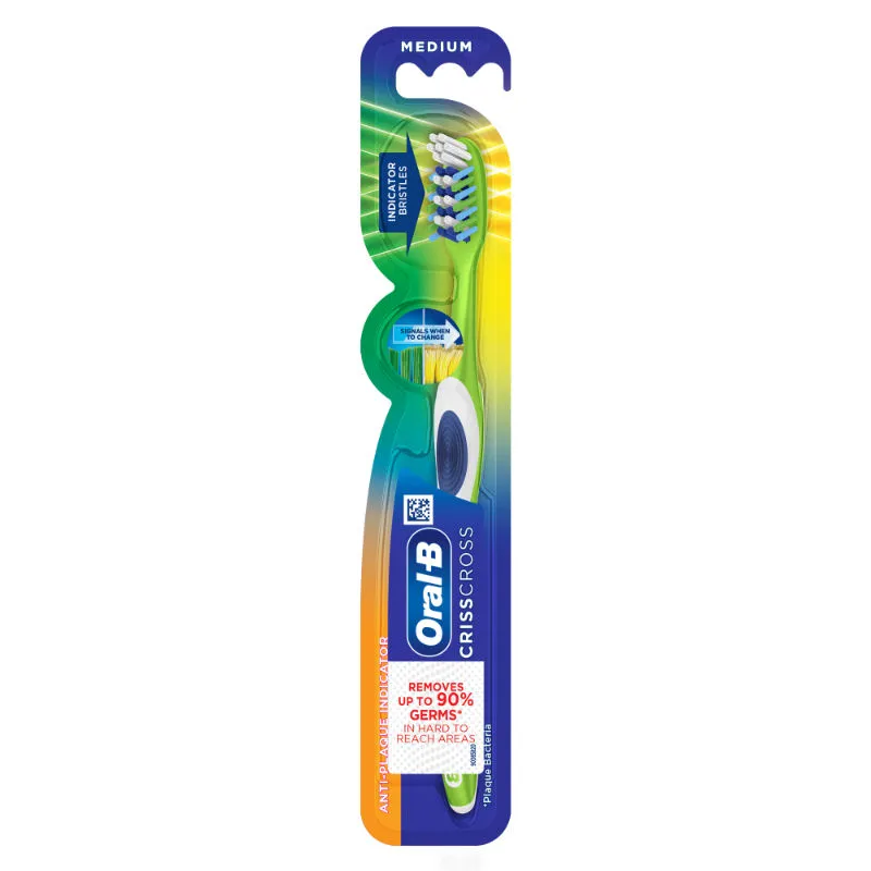 Oral-B Criss Cross Toothbrush Pack of 1 (Medium)