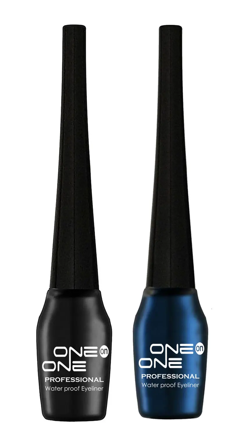 ONE on ONE Waterproof Eyeliner, Set of 2 (Black and Blue)