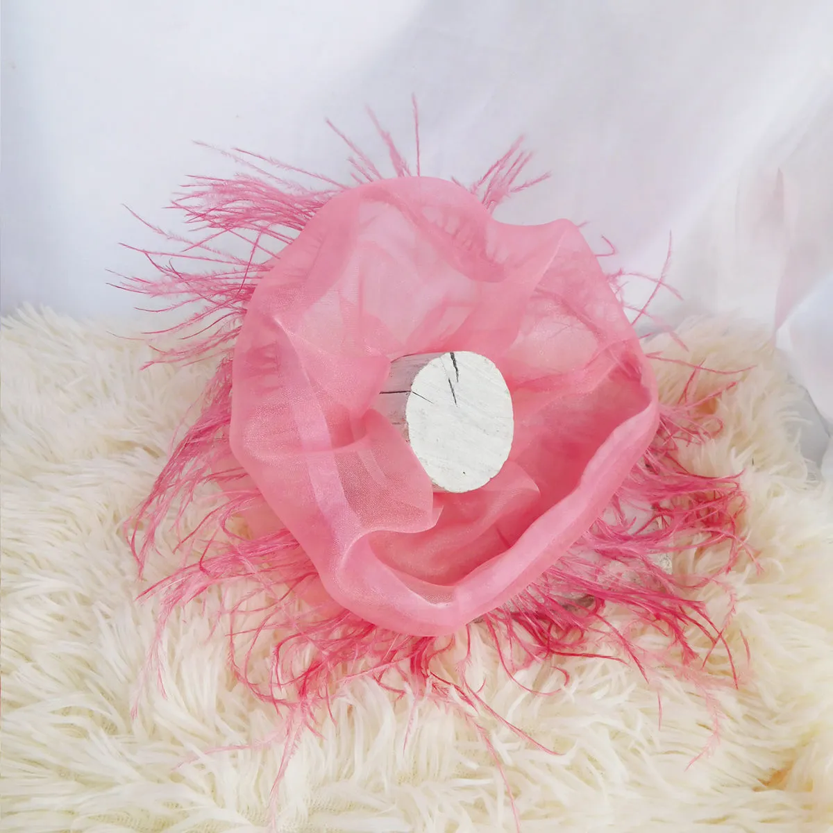 Soho Boho Studio Pink Boho Cloud Oversized Scrunchies