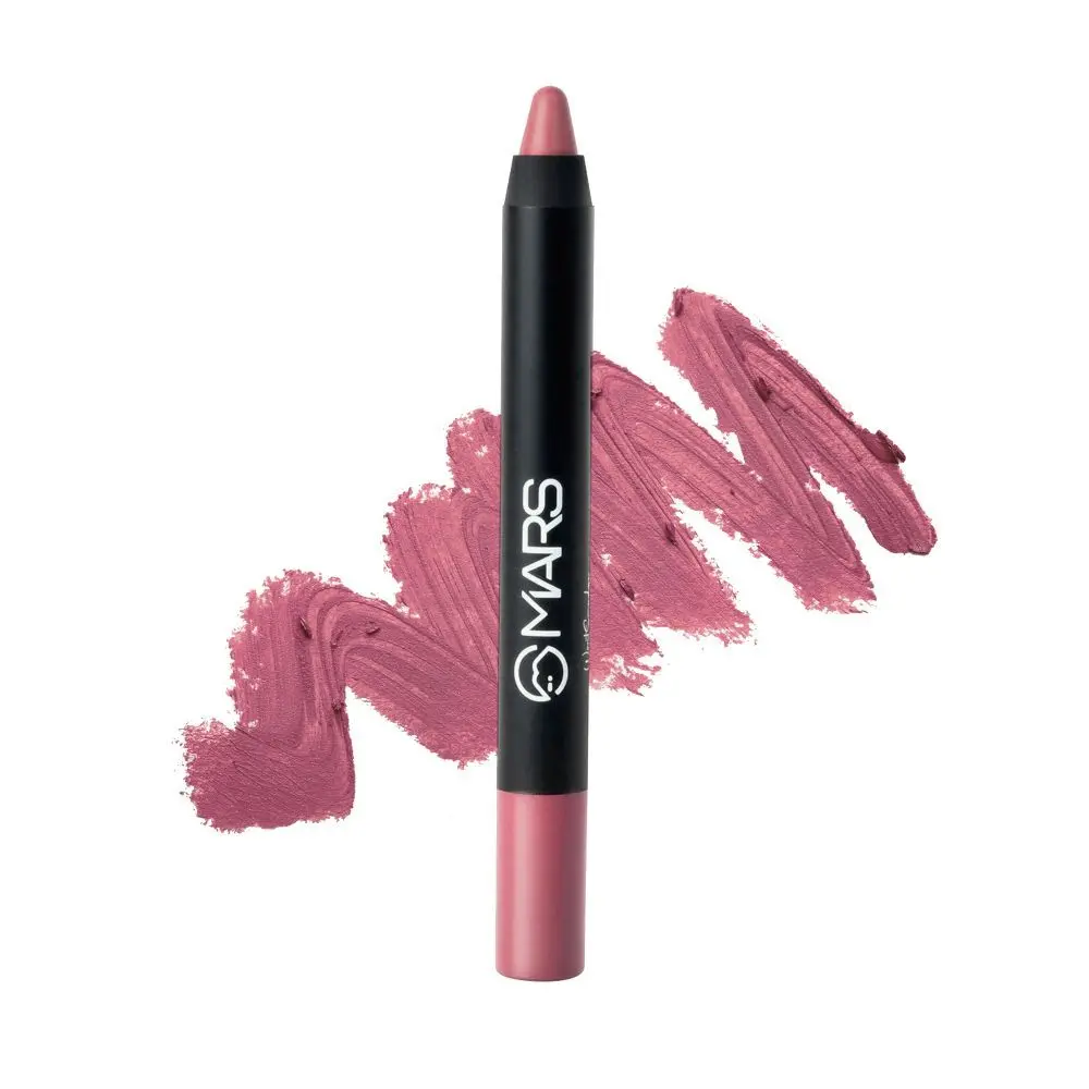 MARS Long Lasting Won't Smudge Won't Budge Lip Crayon with Matte Finish - I am unstoppable| 3.5g