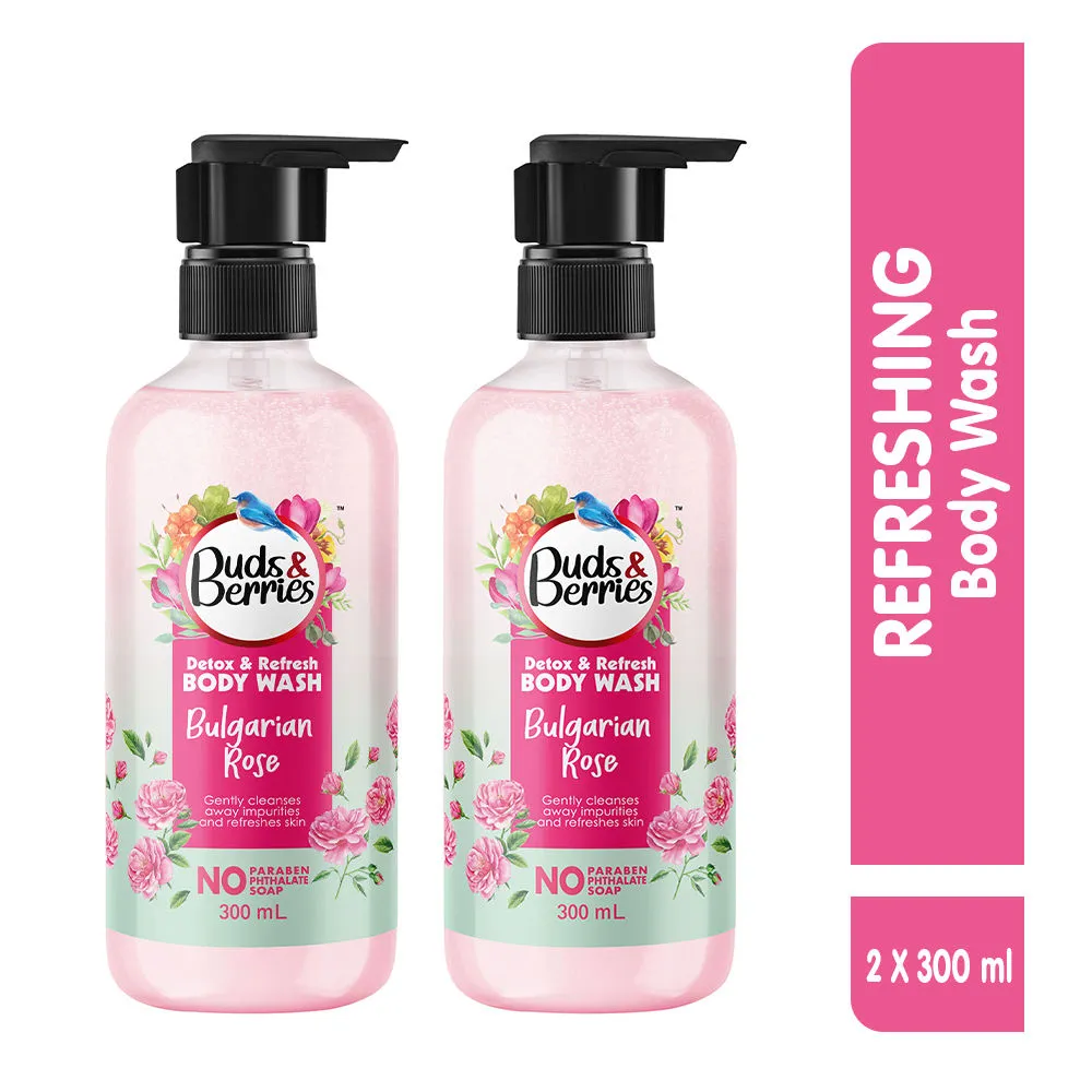 Buds & Berries Detox & Refresh Bulgarian Rose Body Wash