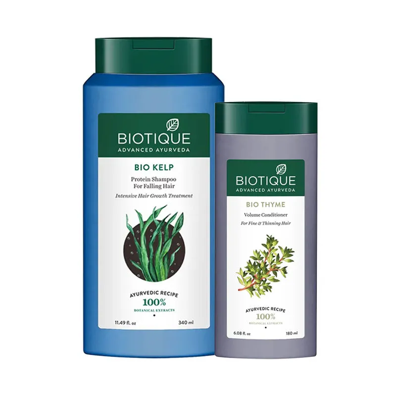 Biotique Bio Kelp Shampoo & Thyme Volume Conditioner