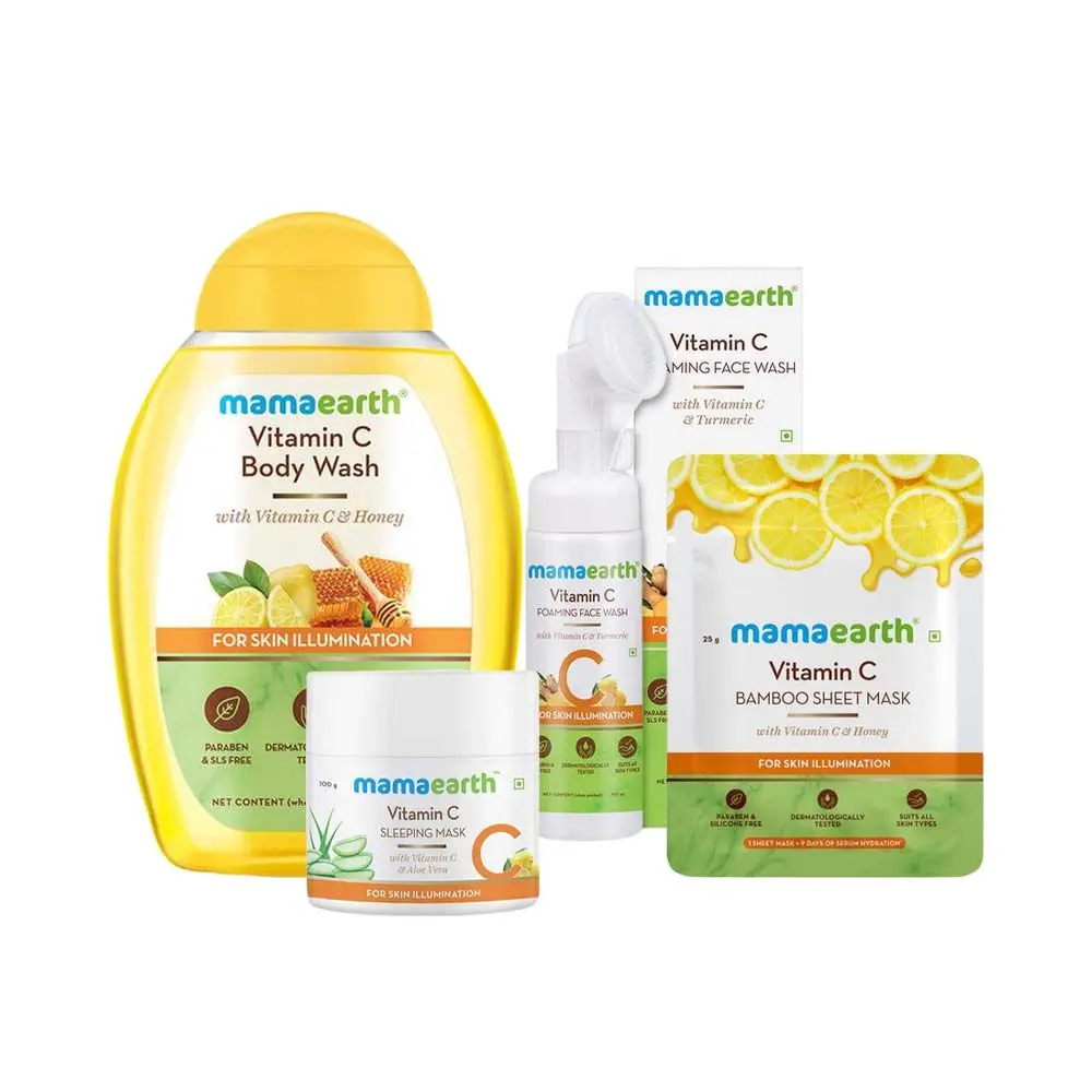 Mamaearth Vitamin C Skin & Body Care Kit