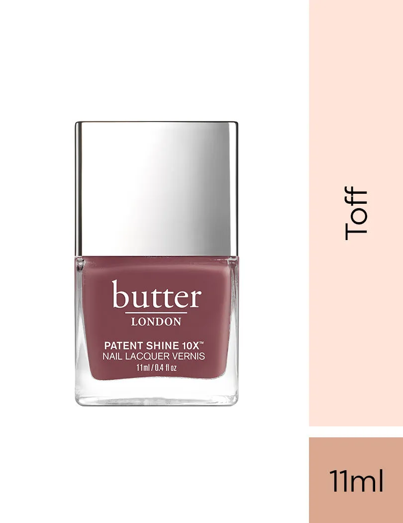 Butter London Patent Shine 10X Nail Lacquer - Toff