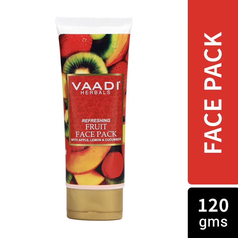 Vaadi Herbal Refreshing Fruit Pack with Apple, Lemon & Cucumber