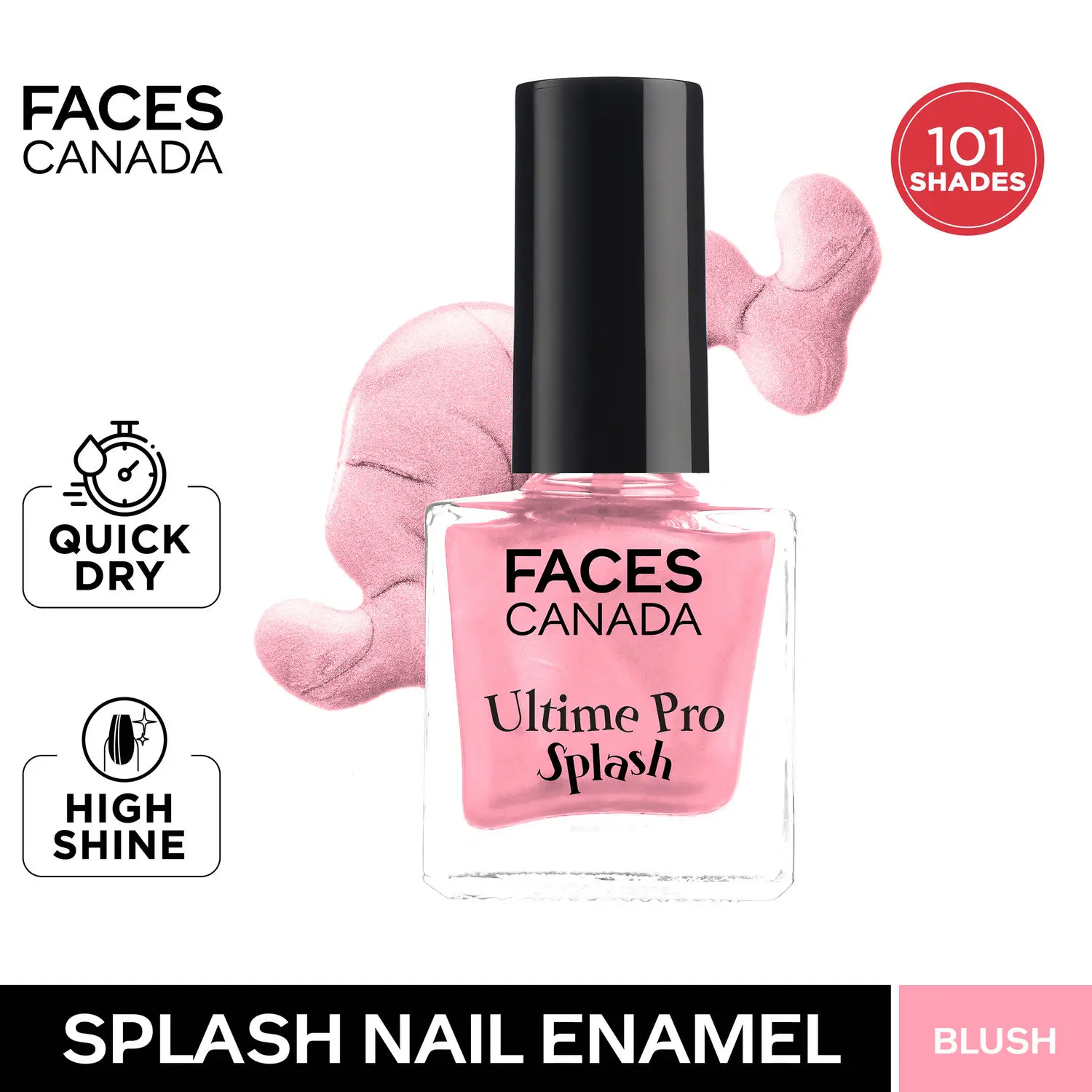 Faces Canada Ultime Pro Splash Nail Enamel Blush 105