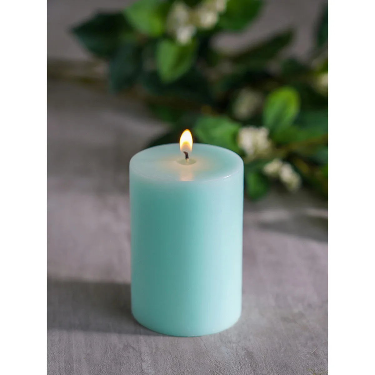 Pure Home + Living Summar Aqua Blue Large Candle