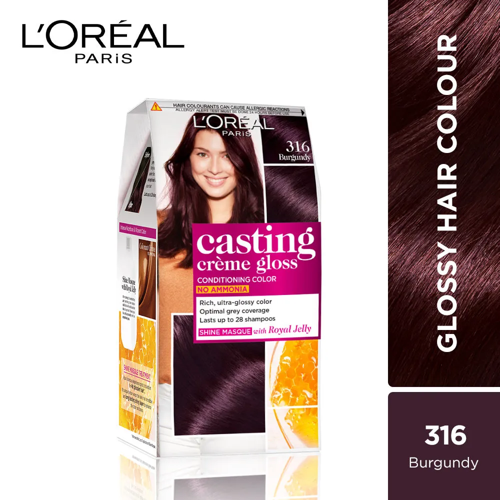 L'Oreal Paris Casting Creme Gloss Hair Color - 316 Burgundy