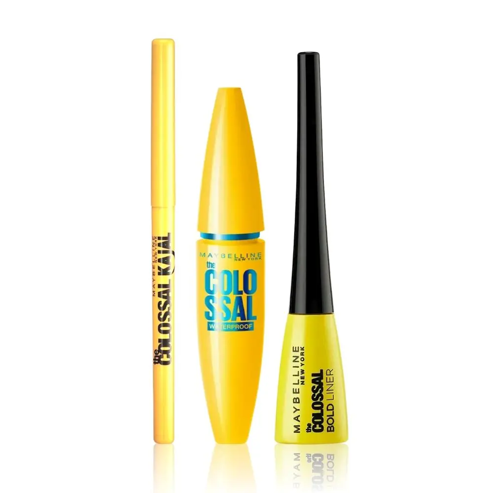 MAYBELLINE NEW YORK Call me colossal Kit-Mascara+ Kajal+ Bold Liner