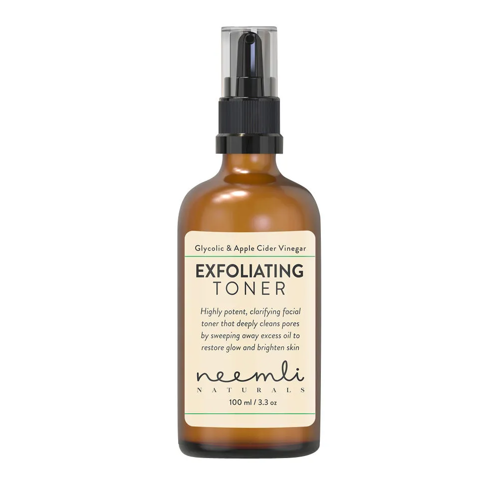 Neemli Naturals Glycolic & Apple Cider Vinegar Exfoliating Toner